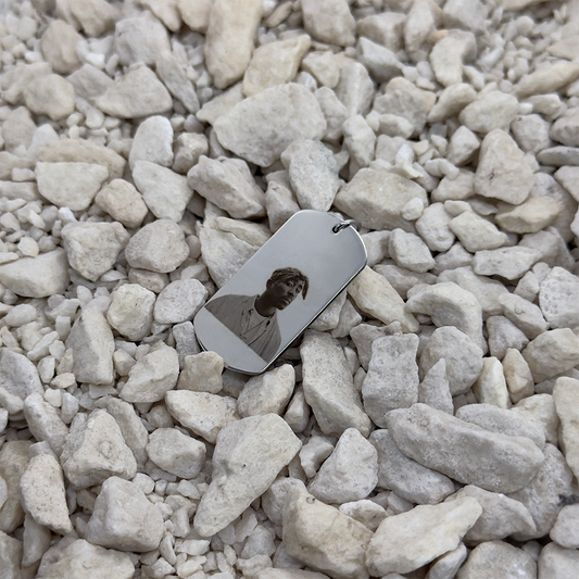 Colgante Placa Militar Mediano