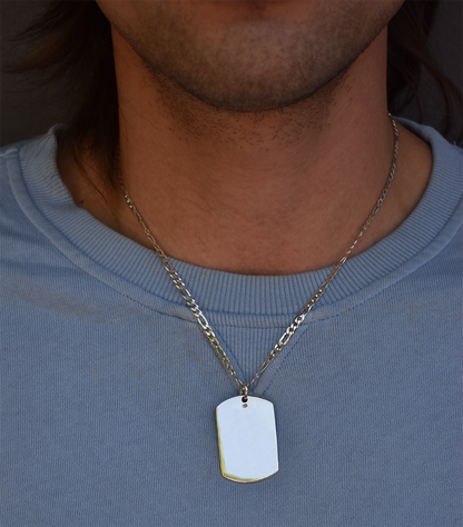 Colgante Placa Militar Grande