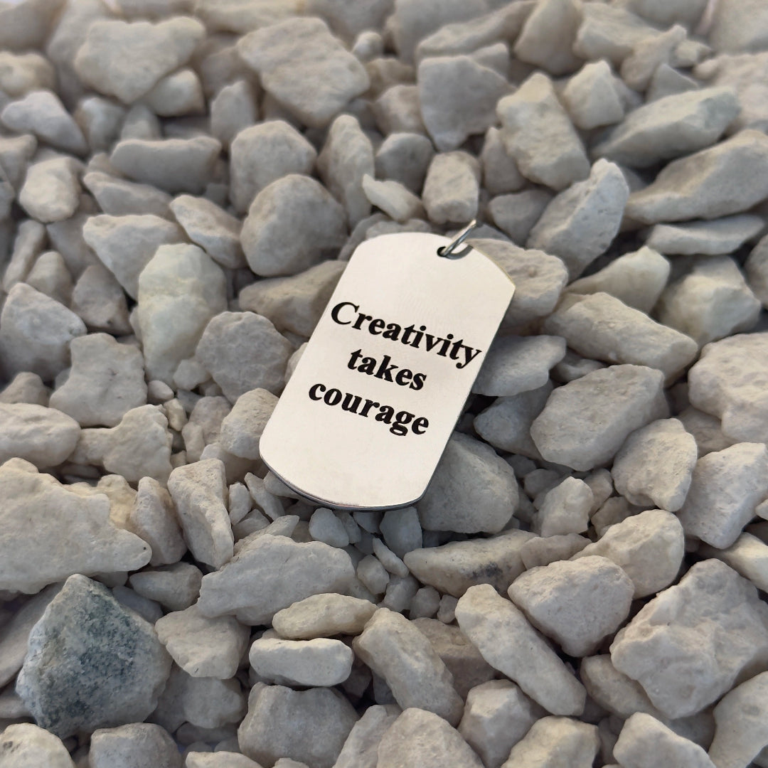 Colgante Placa Militar Mediano