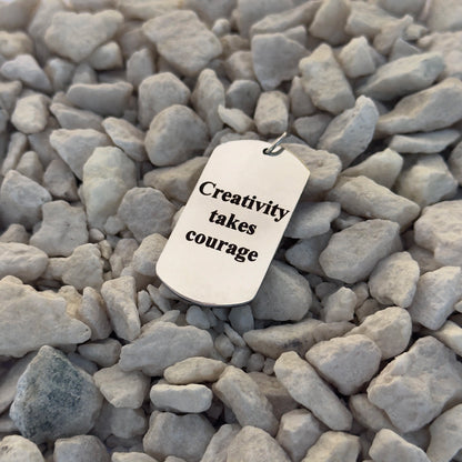 Colgante Placa Militar Mediano