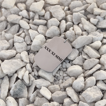 Colgante Placa Militar Grande