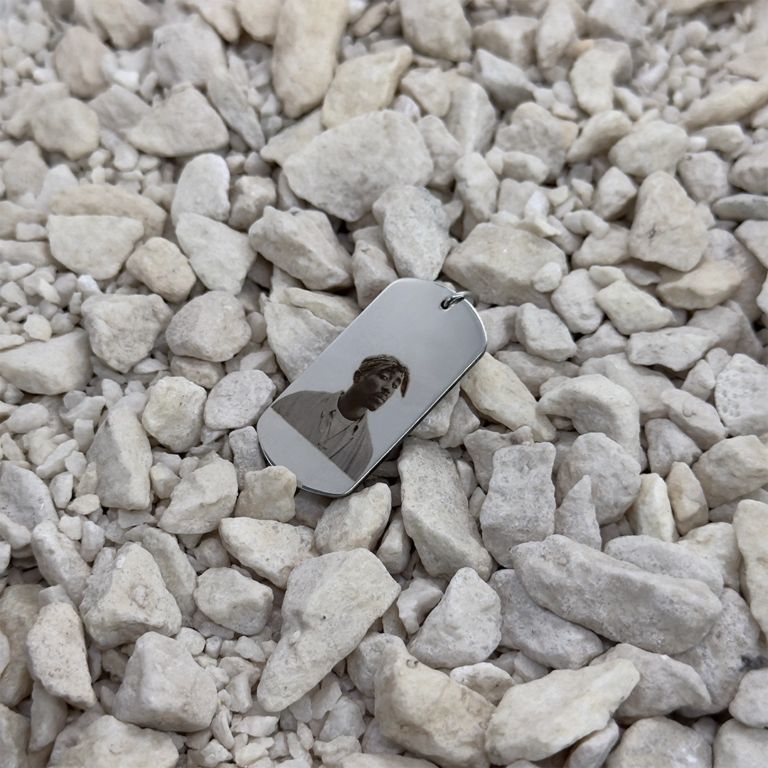 Colgante Placa Militar Mediano